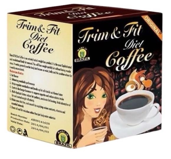 Trim & Fit Diet Coffee Instant Slim Coffee Mix Weight Loss Energy Boost Sachets