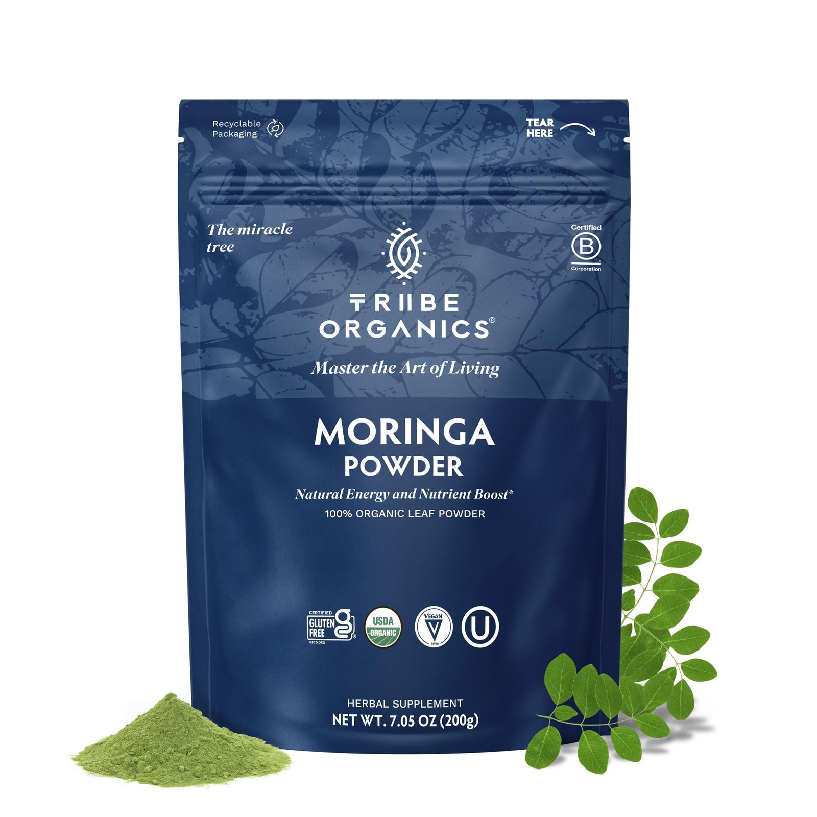 Tribe Organics Organic Moringa Oleifera Powder For Energy Joints –