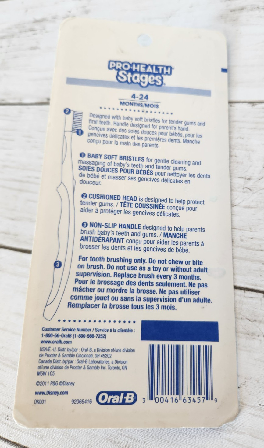 2011 Oral B Pro Health Stages Toothbrush Winnie The Pooh 4-24M