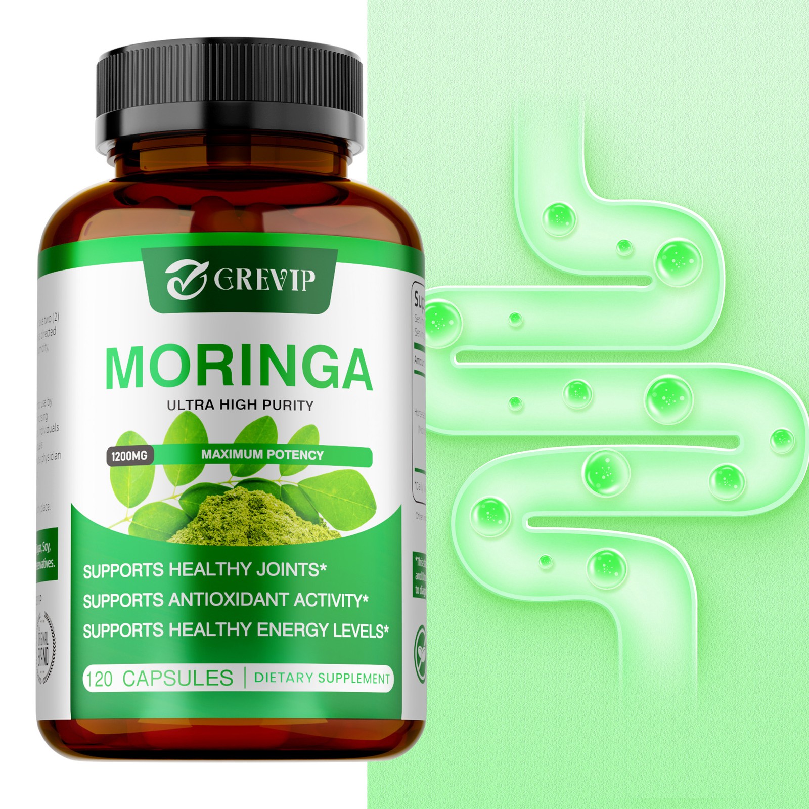 Moringa 240pcs – Supports Immunity, Healthy Skin, Joints, Hair, Metabolism