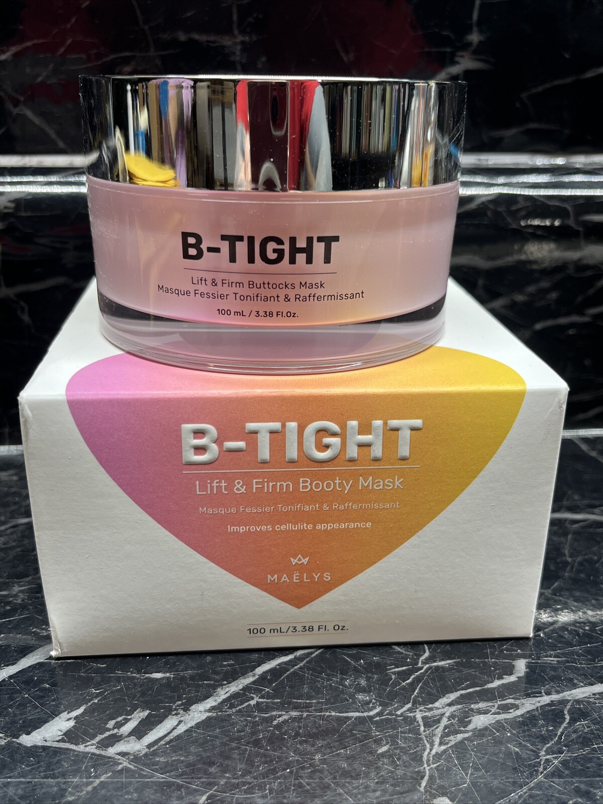 MAELYS B-Tight Lift & Firm Booty Mask Cellulite Reduction 3.38 oz n In Box !!!!