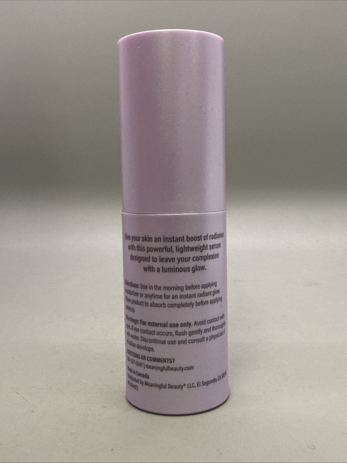 {G21} Meaningful Beauty Cindy Crawford Glowing Serum 15mL 0.5 fl oz – New