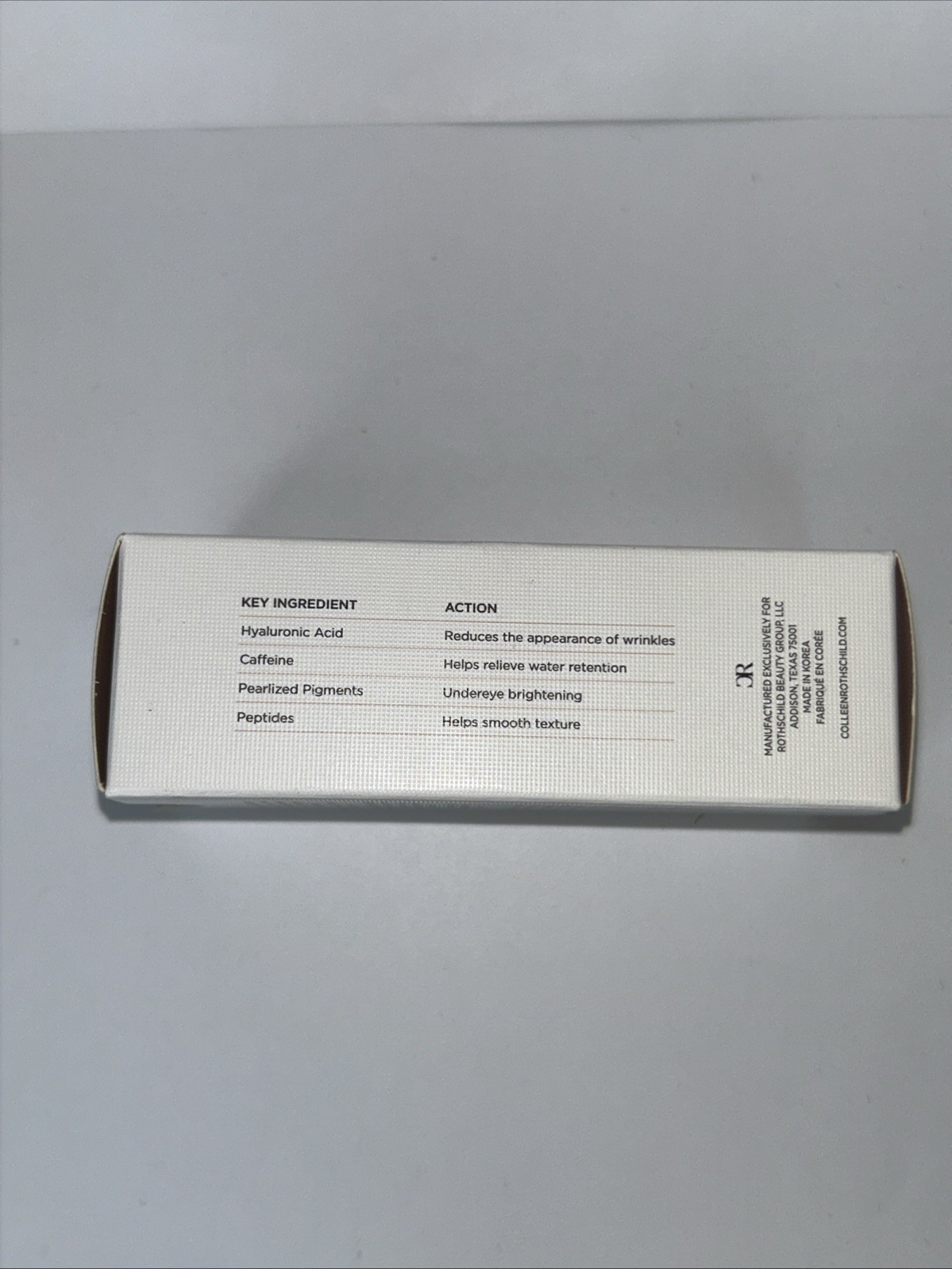 COLLEEN ROTHSCHILD Illuminating Tinted Eye Cream 0.5 fl oz NEW IN BOX