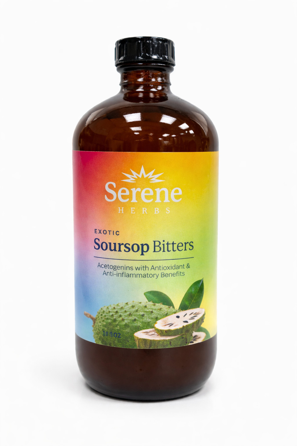 Black Seed and Soursop and Bitters (Pack of 2) 100% Natural Organic 16 oz bottle