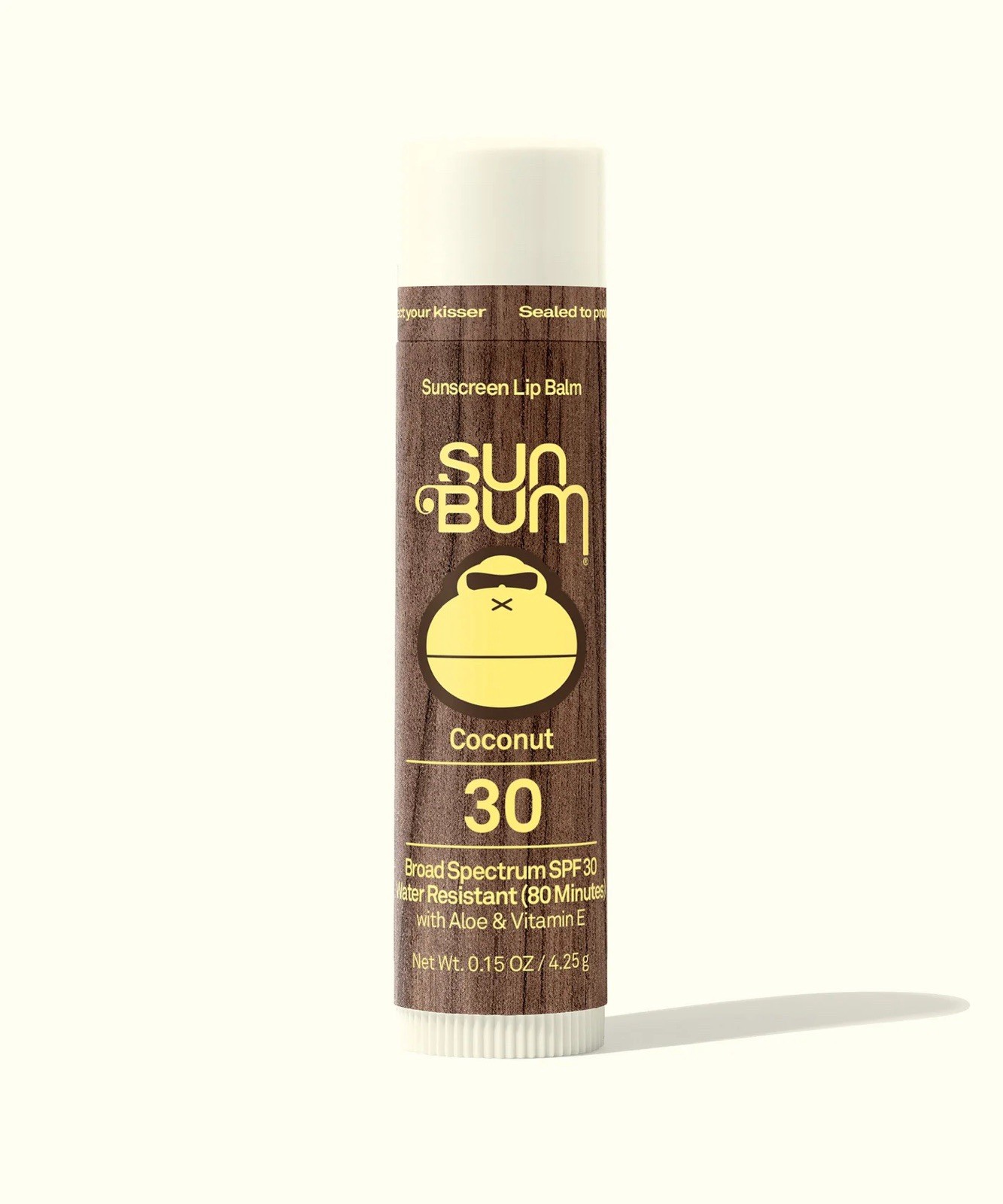 Sun Bum SPF 30 Broad Spectrum Lip Balm Coconut- 6 Pk Exp 12/2027
