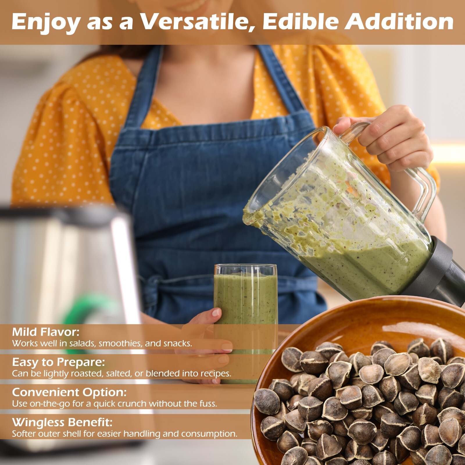 Moringa Oleifera Seeds WINGLESS Fresh Organic Semillas de Moringa Bulk Wholesale