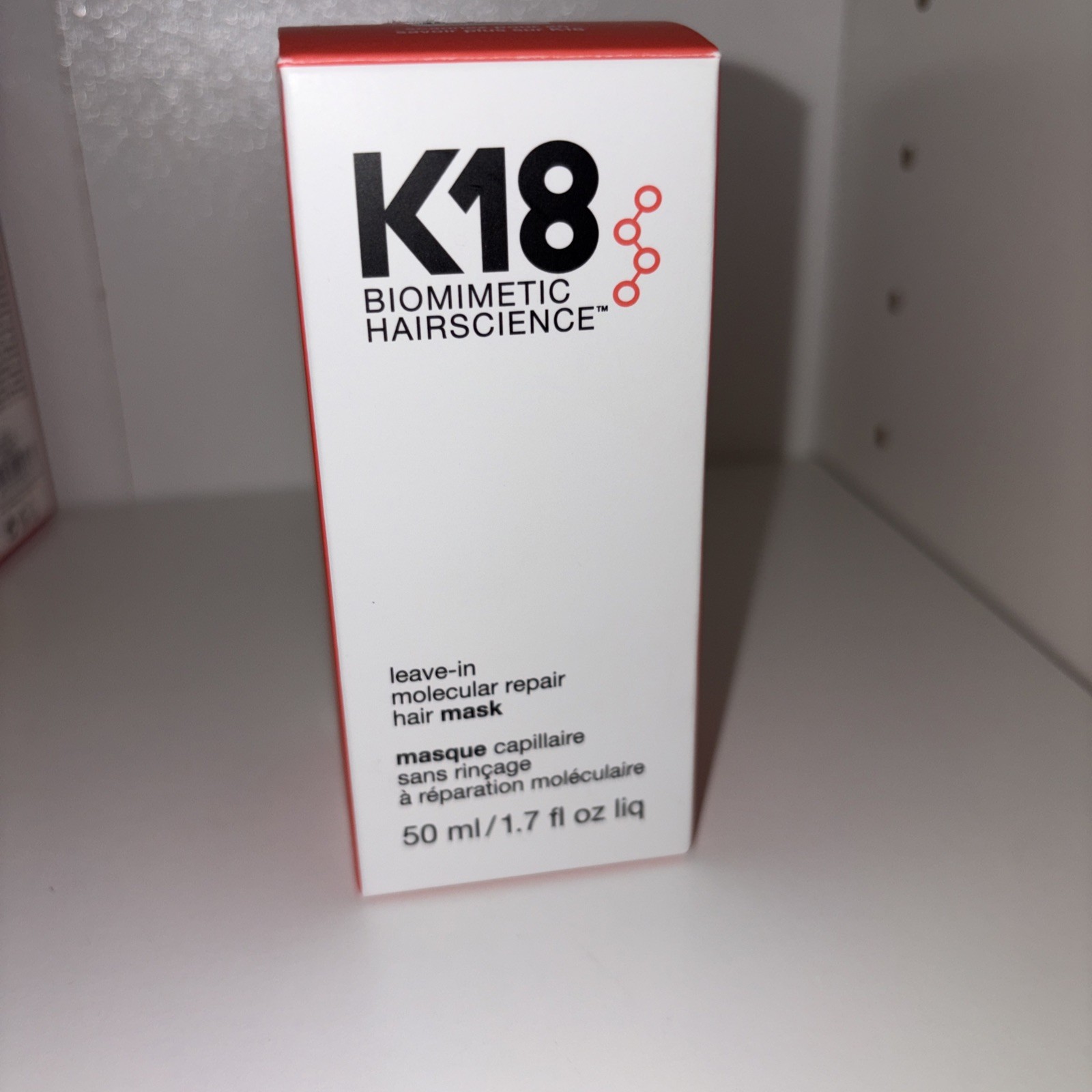 K18 Biomimetic Hairscience Leave-In Molecular Repair Hair Mask 1.7oz $75msrp