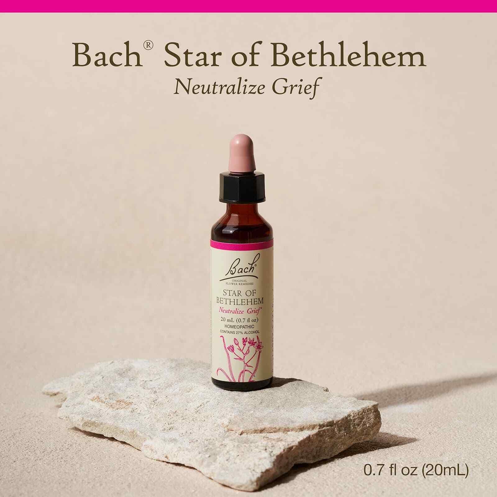 Bach Original Flower Remedies Star Of Bethlehem Neutralize Grief 0.7 fl oz 20mL