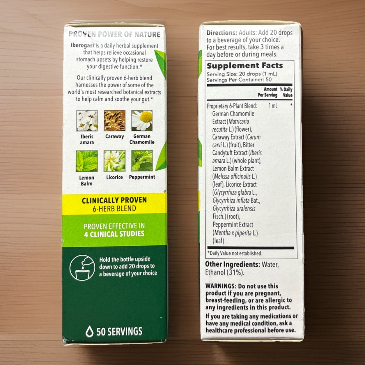 Iberogast Dual Action Digestive Relief Liquid Drops 1.69oz 2 Pack! Exp 2027+