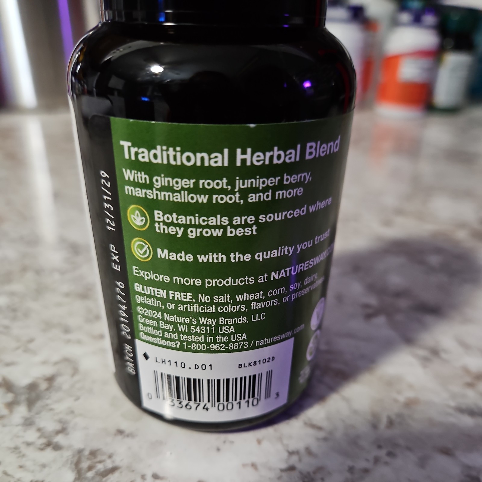 Nature’s Way Kidney Bladder supplement exp. 12/2029! new! 100 vegan capsules