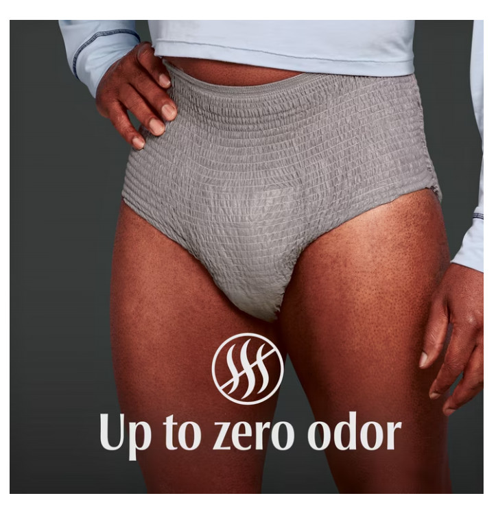 Depend Night Defense Incontinence Underwear for Men, Adult Diapers, L, 56 Count