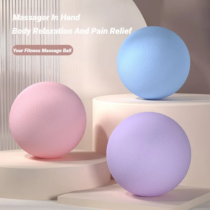 TPE 6CM Fascia Ball Deep Tissue Muscle Relaxation Exercise Sports Fitness Yoga M