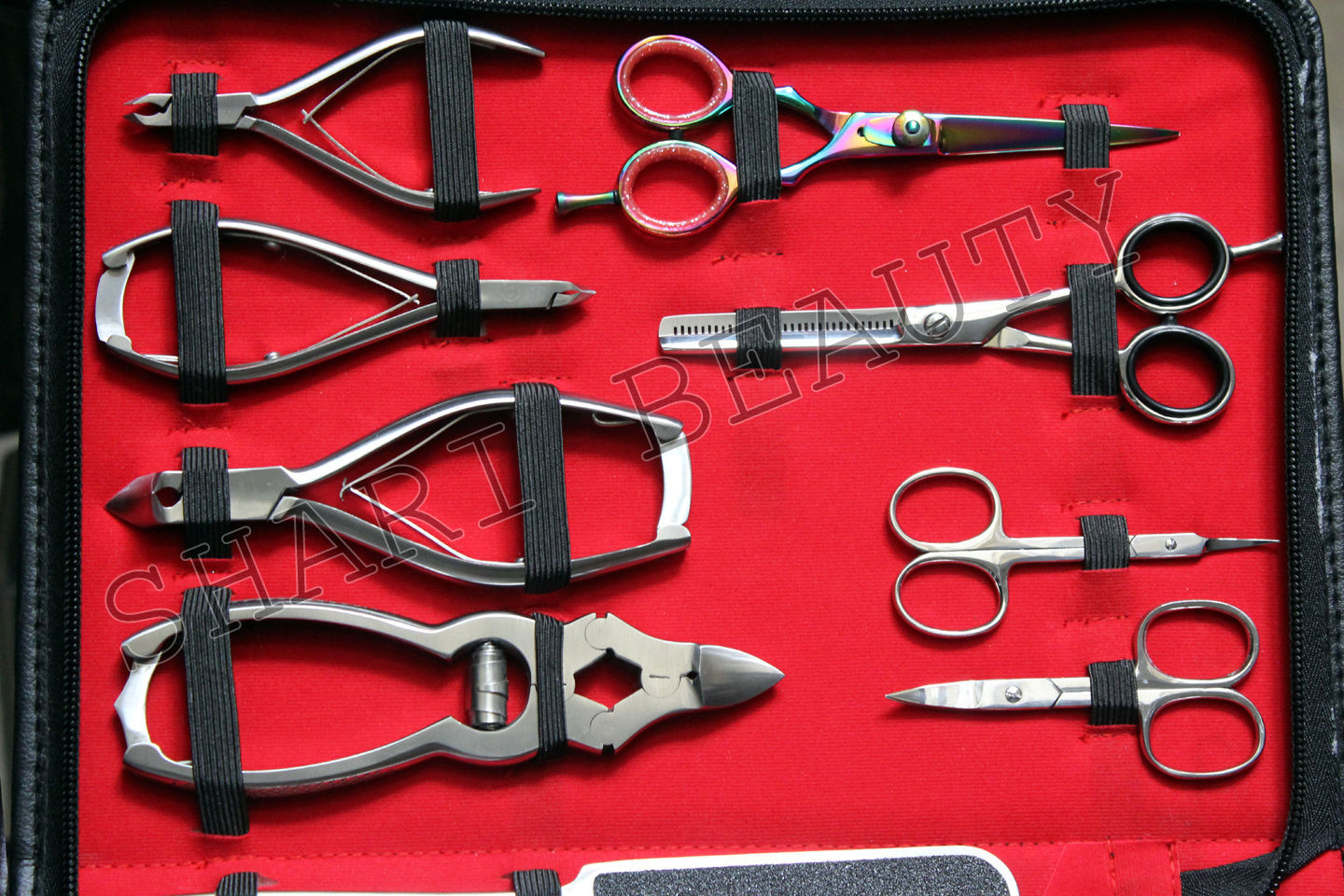 High Quality Full range German Stainless steel 24Pc Manicure & Pedicure Tool kit