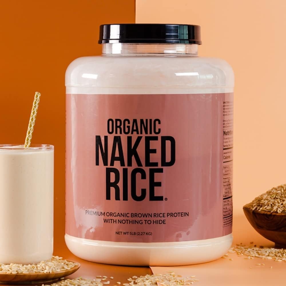 Rice Protein Powder 5LB Organic Vegan Gluten Free 76 Servings