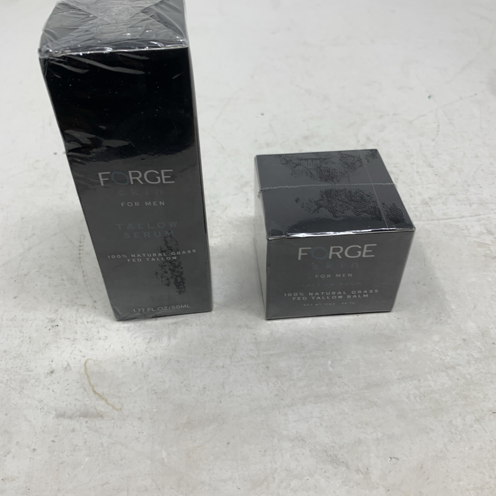 Forge Skin For Men Beef Tallow Based Face Balm & Serum Set New Sealed!