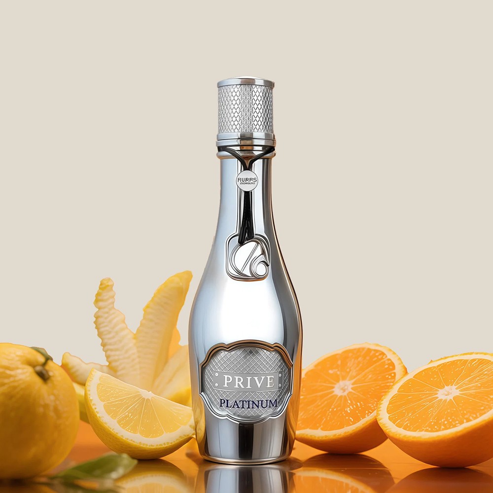 Prive Platinum Men by Riiffs Eau de Parfum – 3.4 oz – Fresh Metallic, & Woody