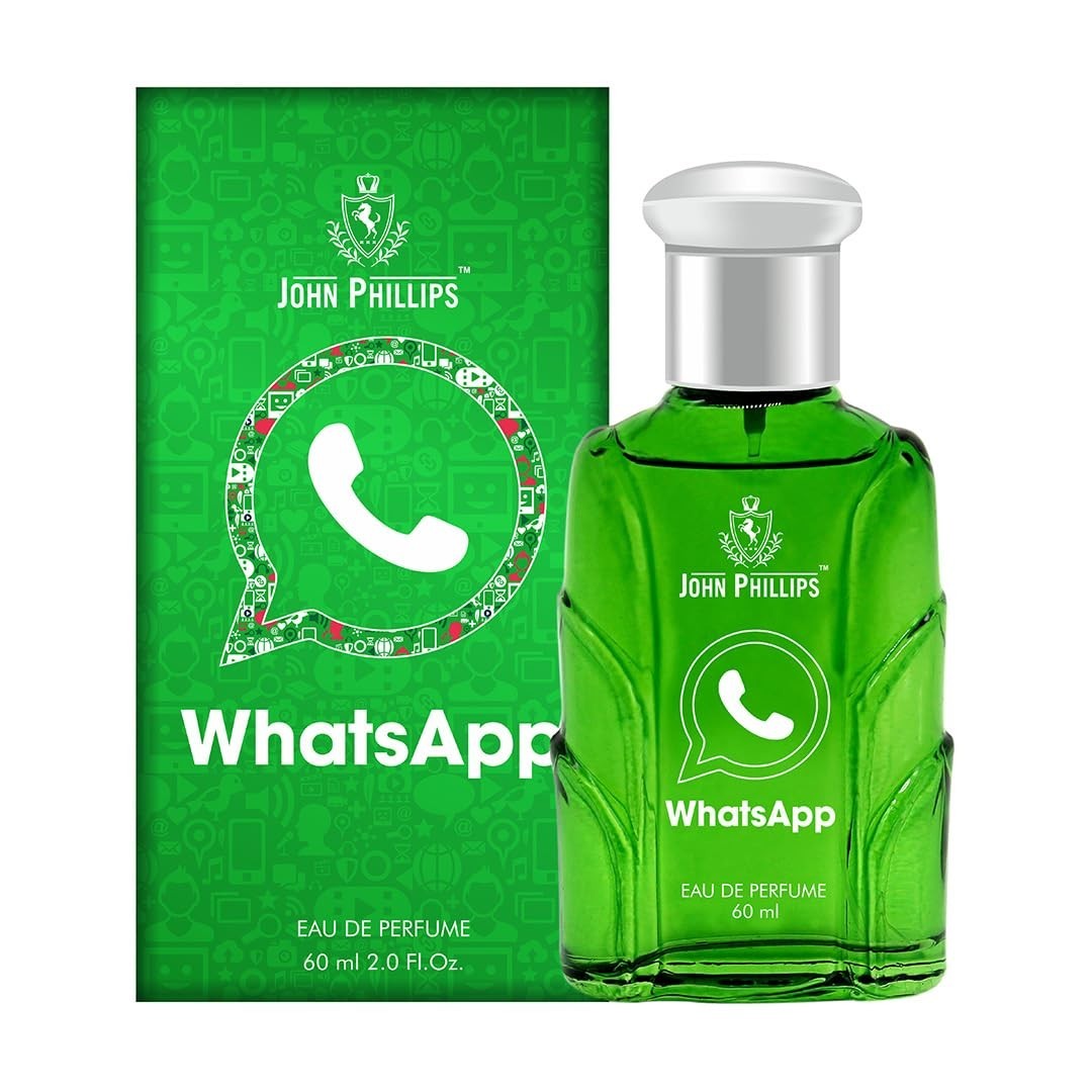 JOHN PHILLIPS Whatsapp Eua De Long-Lasting Perfume for Men (60ml) Pack of 1