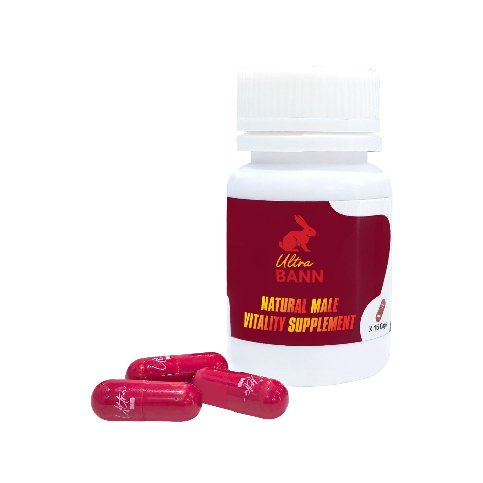 Ultra Bann Men’s Performance | 1 Cap = 2 Days | Premium 30-Day Formula 40+