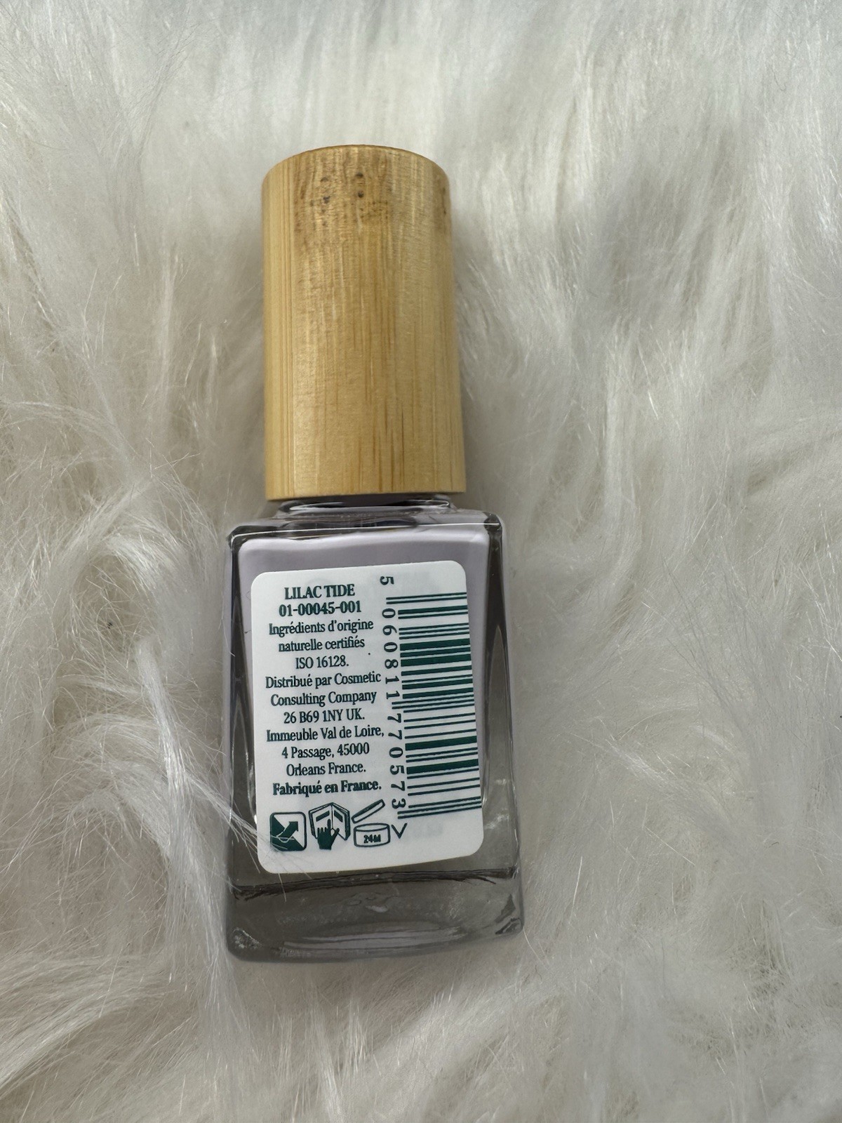 Earthy Nail Polish Lilac Tide 11 mL 0.37 fl oz 24M PAO 01-00045-001