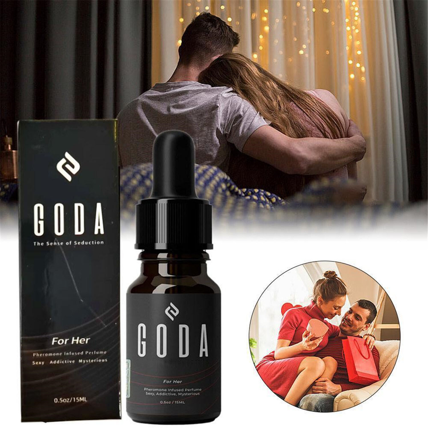GODA For Her Pheromone Perfume For Women Long-Lasting | Jasmine&Rose |15ml US🔥