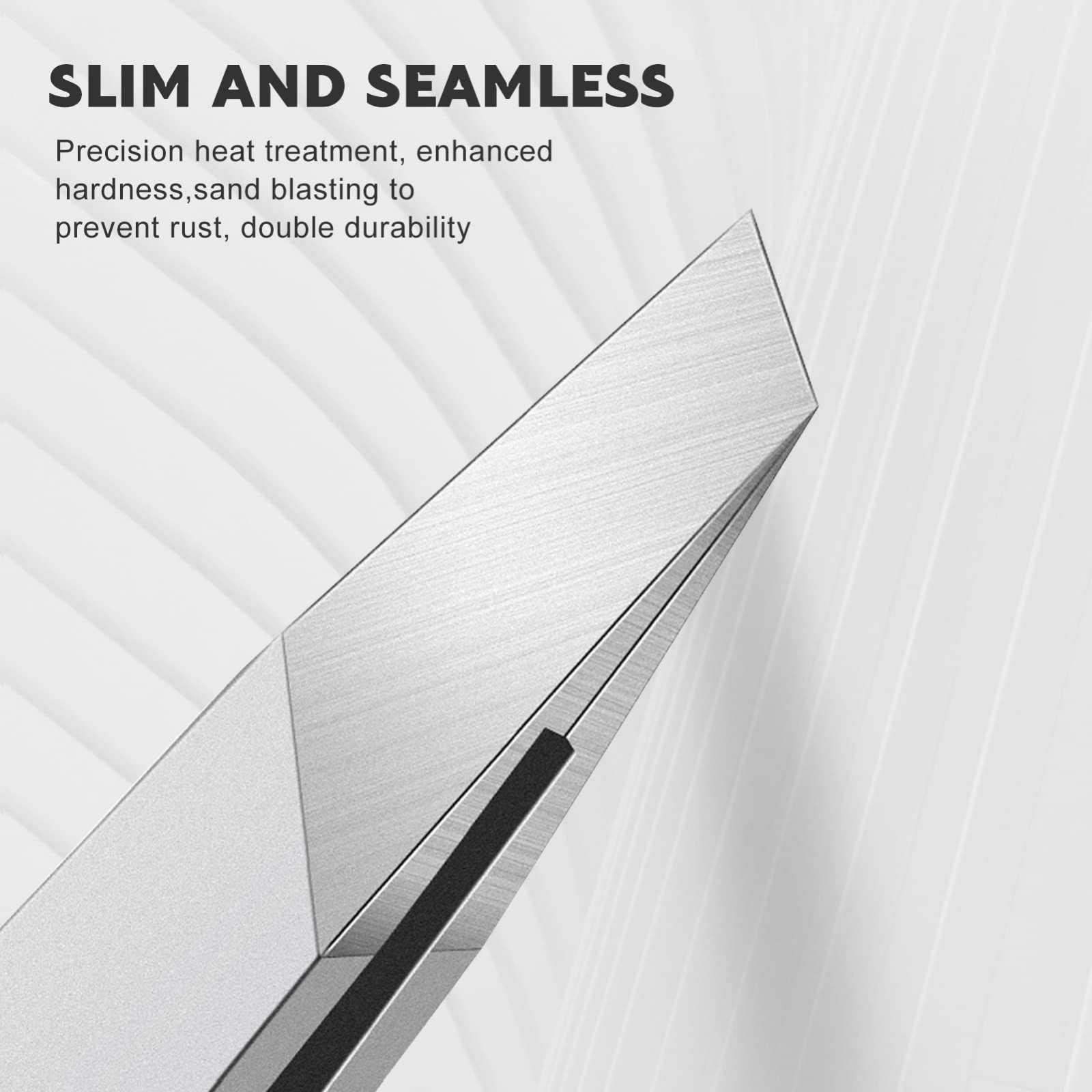 Professional Stainless Steel Tweezers Set – Precision Slant & Pointed for Eyebro
