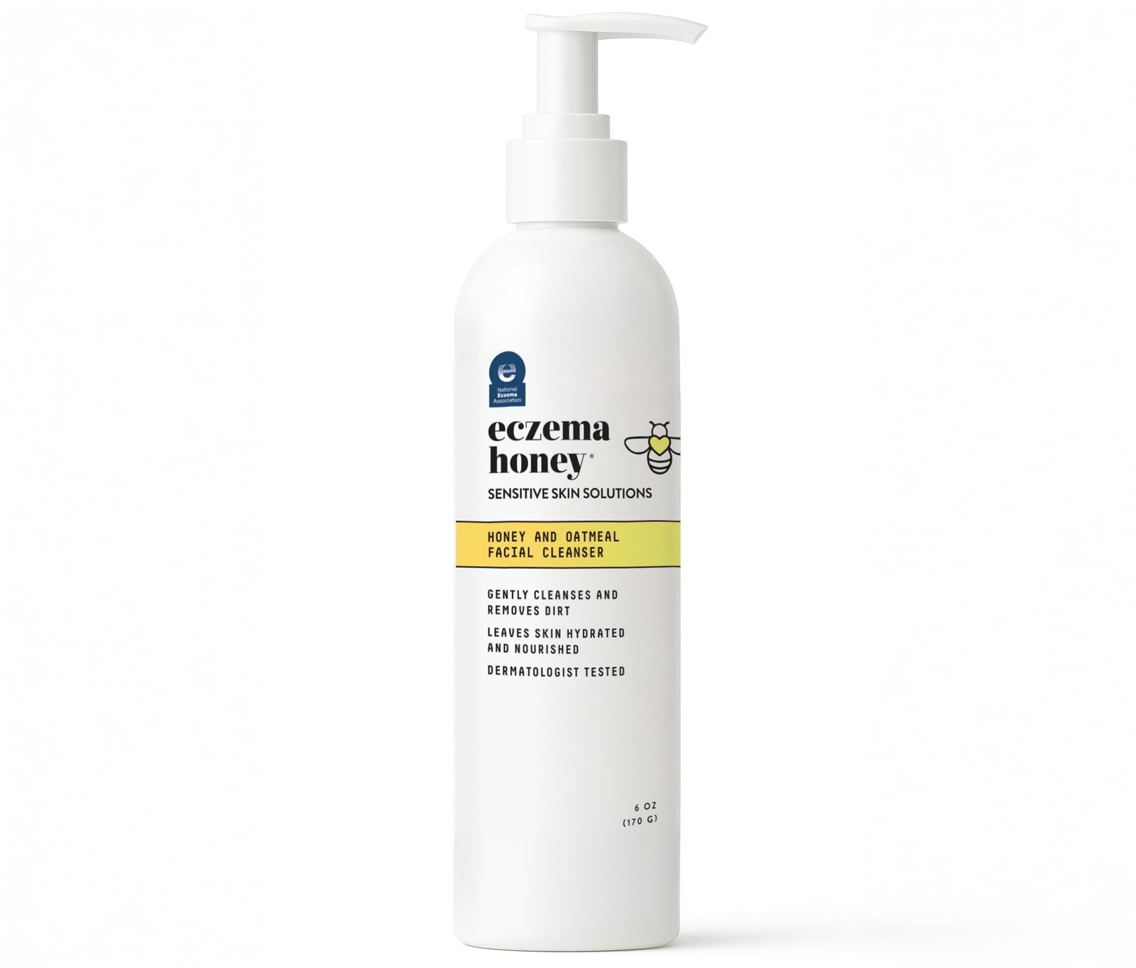 Eczema Honey Oatmeal Facial Cleanser – Natural Eczema Face Wash Prevents
