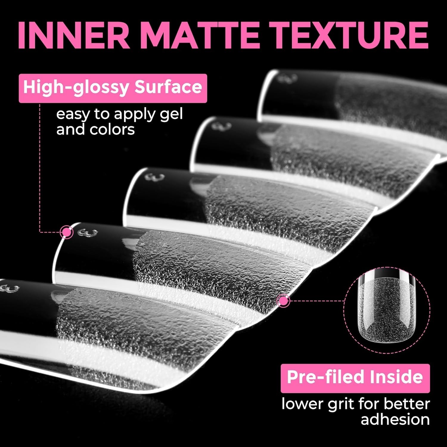 Easy Application 216pcs Short Square Acrylic Nail Tips – Perfect for All Sizes