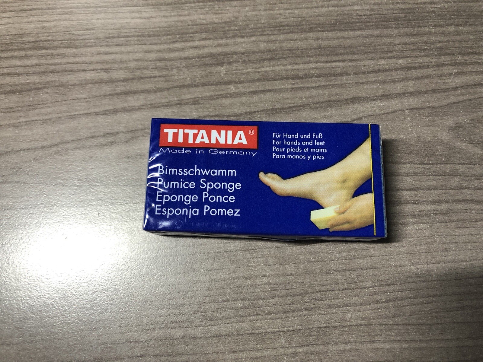 Titania Pumice Stone Callus Foot Buffing MADE IN GERMANY – MULTIPLE COLORS