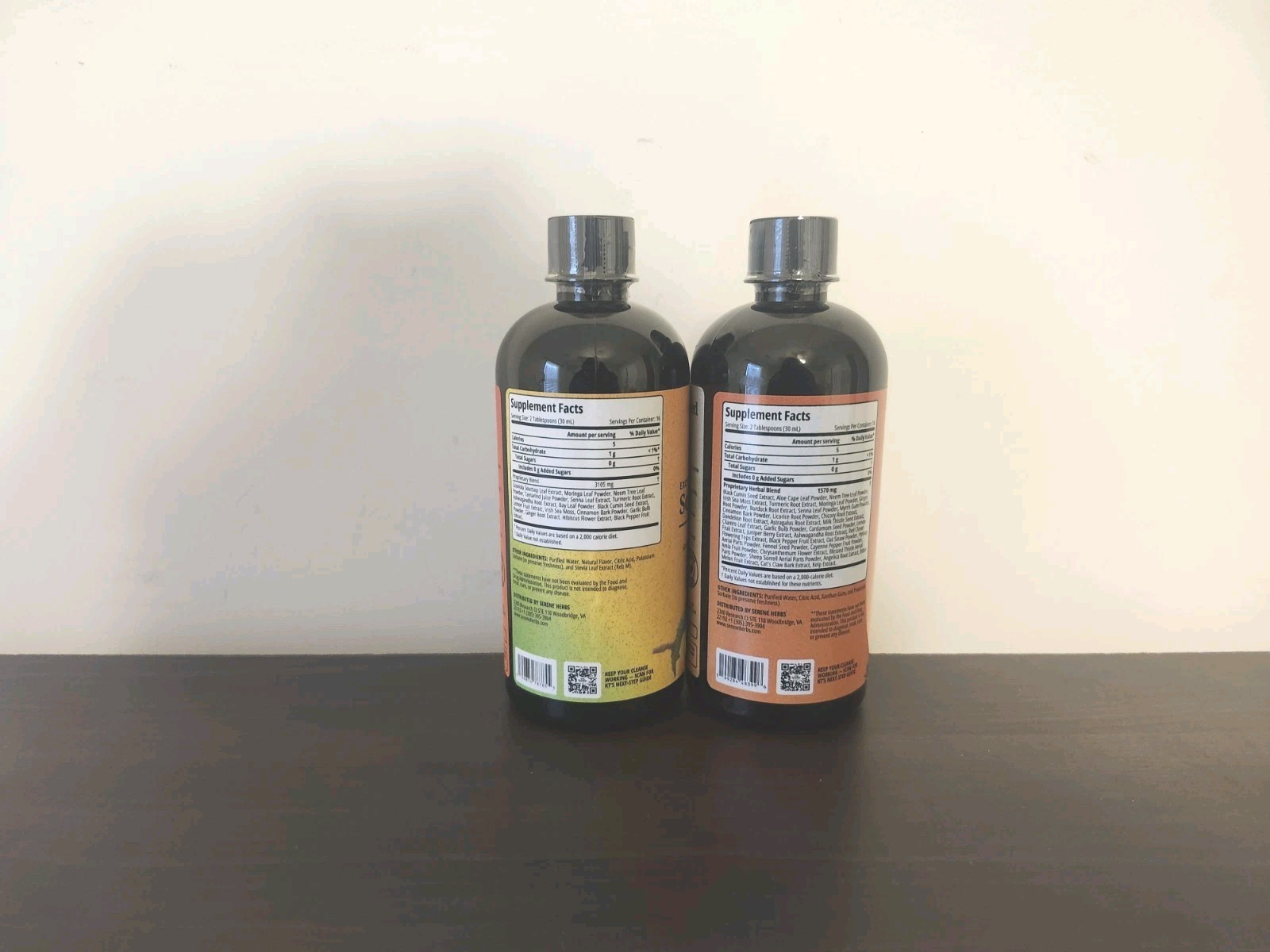 Serene HERBS Soursop Bitters & Black Seed Bitters Bundle Detox And Cleanse