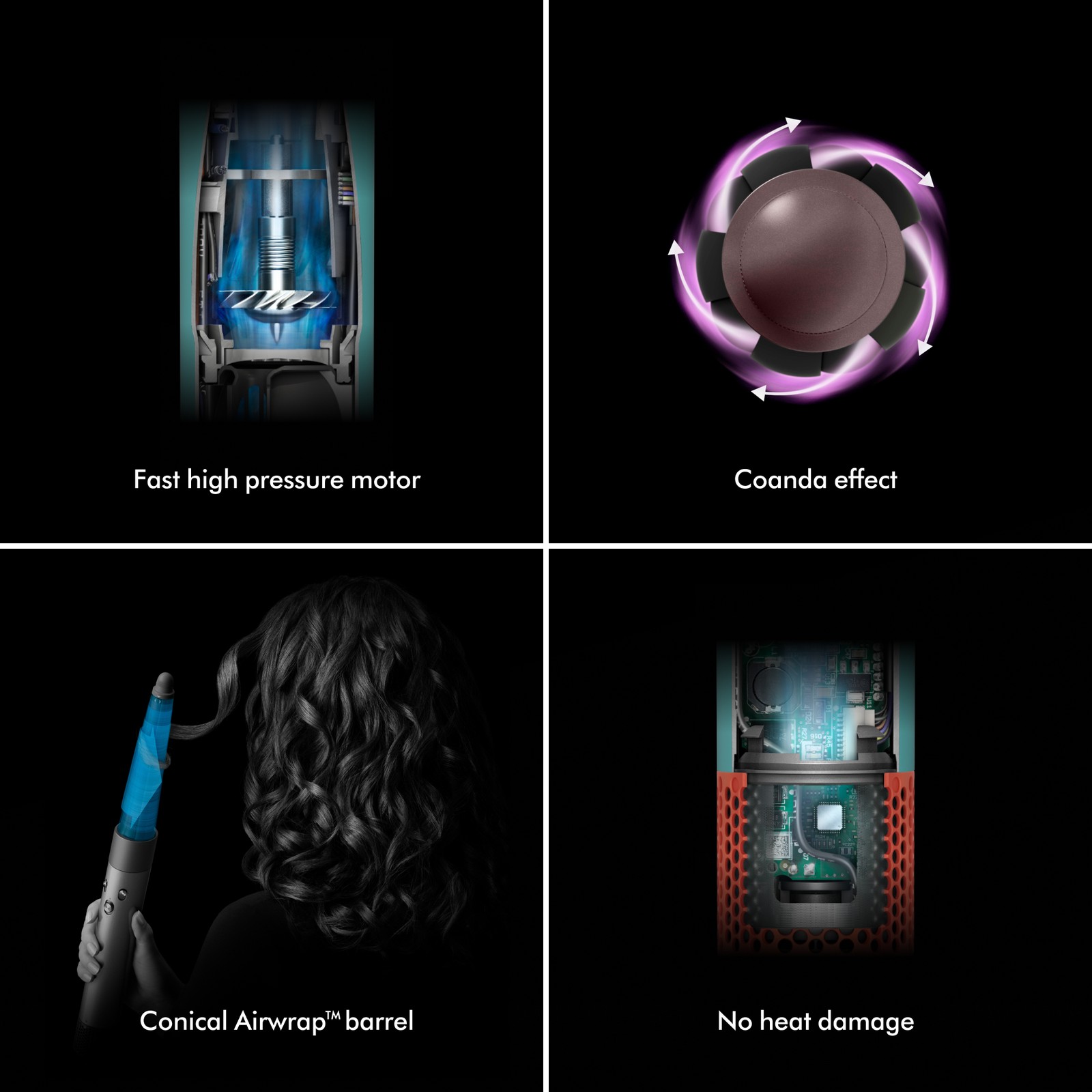 Dyson Airwrap i.d.™ multi-styler Straight+Wavy | Vinca Blue/Topaz |