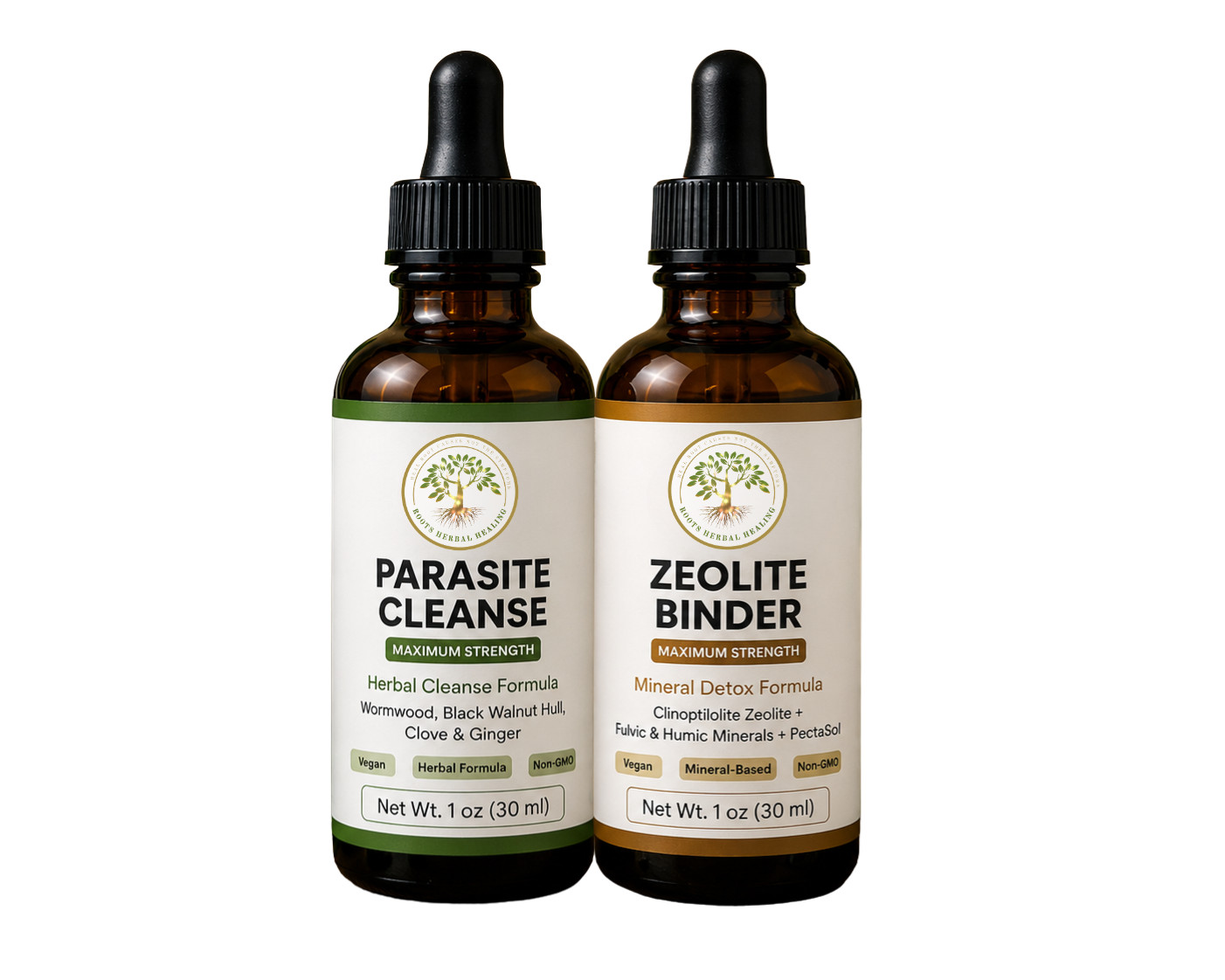 Parasite Cleanse + Zeolite Binder | Maximum Strength Herbal Detox | 2 FOR PRICE