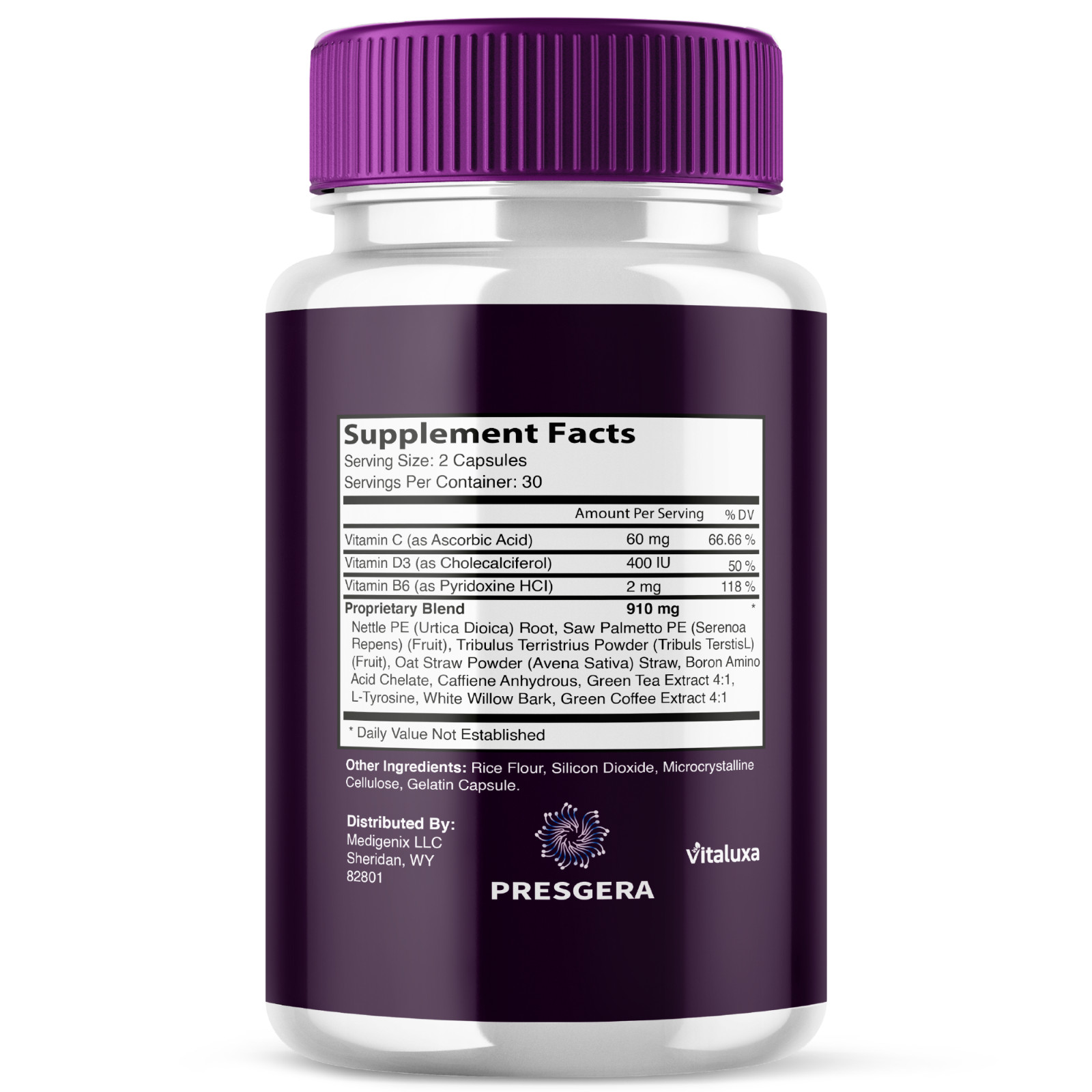 (5 Pack) Presgera Nerve Pills Advanced Health Support Formula (300 Capsules)