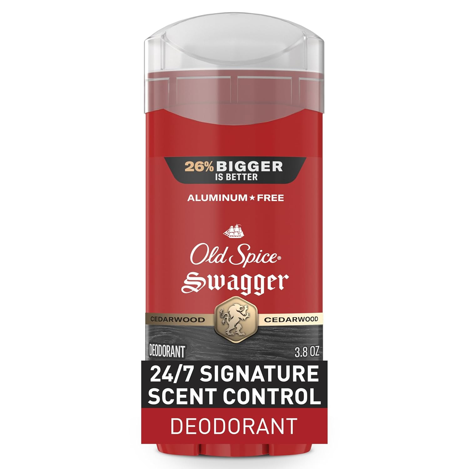Old Spice Aluminum Free Deodorant for Men, 24/7 Protection to Eliminate Odors, 2