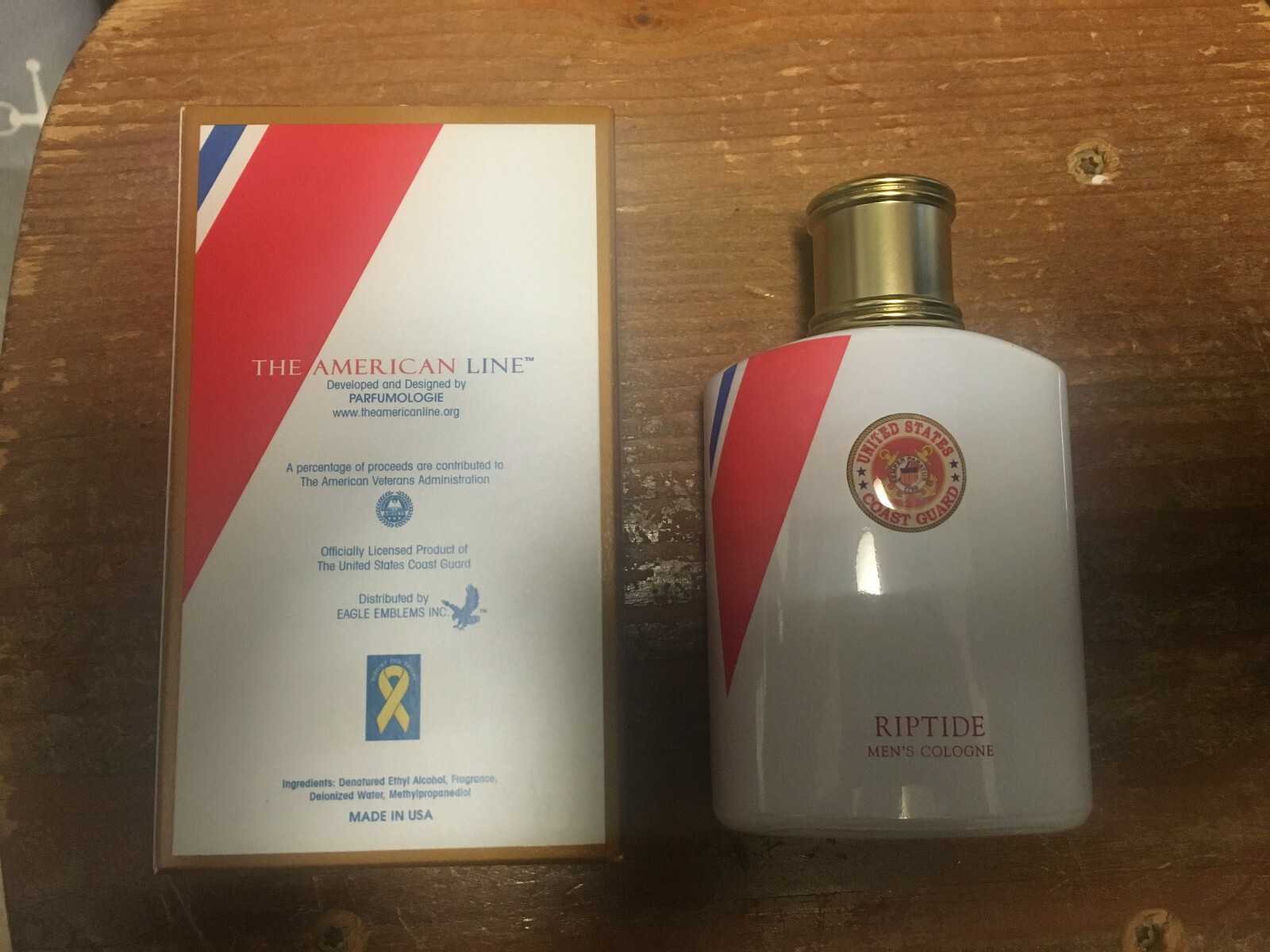 RipTide United States Coast Guard Cologne Spray 3.4 NOS