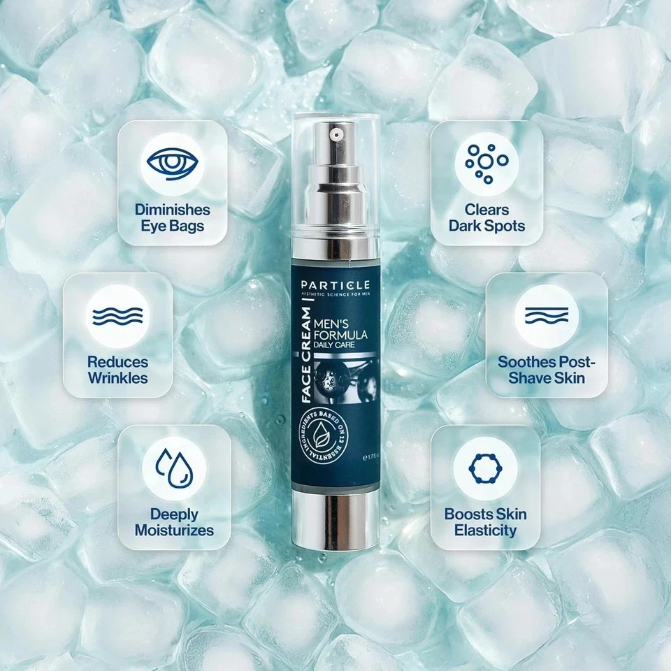 Particle FACE CREAM Men’s Formula 6 in 1 Anti-Aging Moisturizer 1.7oz