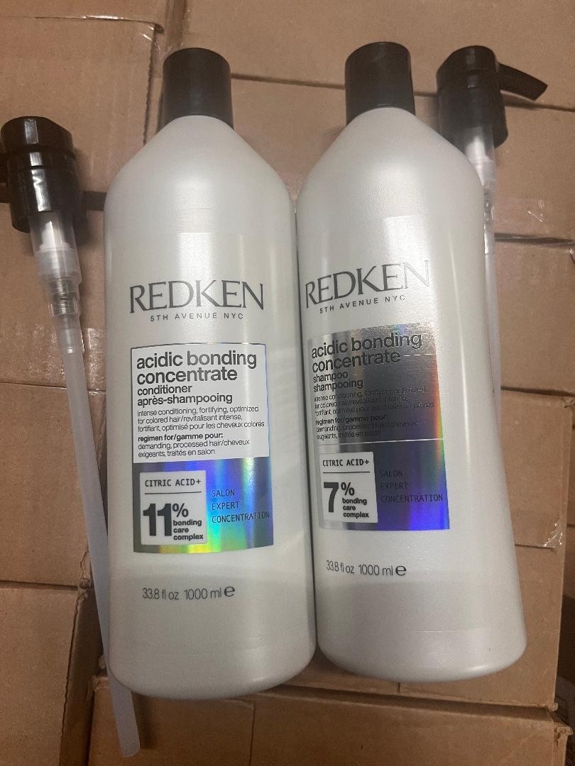 Redken Acidic Bonding Concentrate Shampoo/Conditioner 33.8oz WITH PUMP