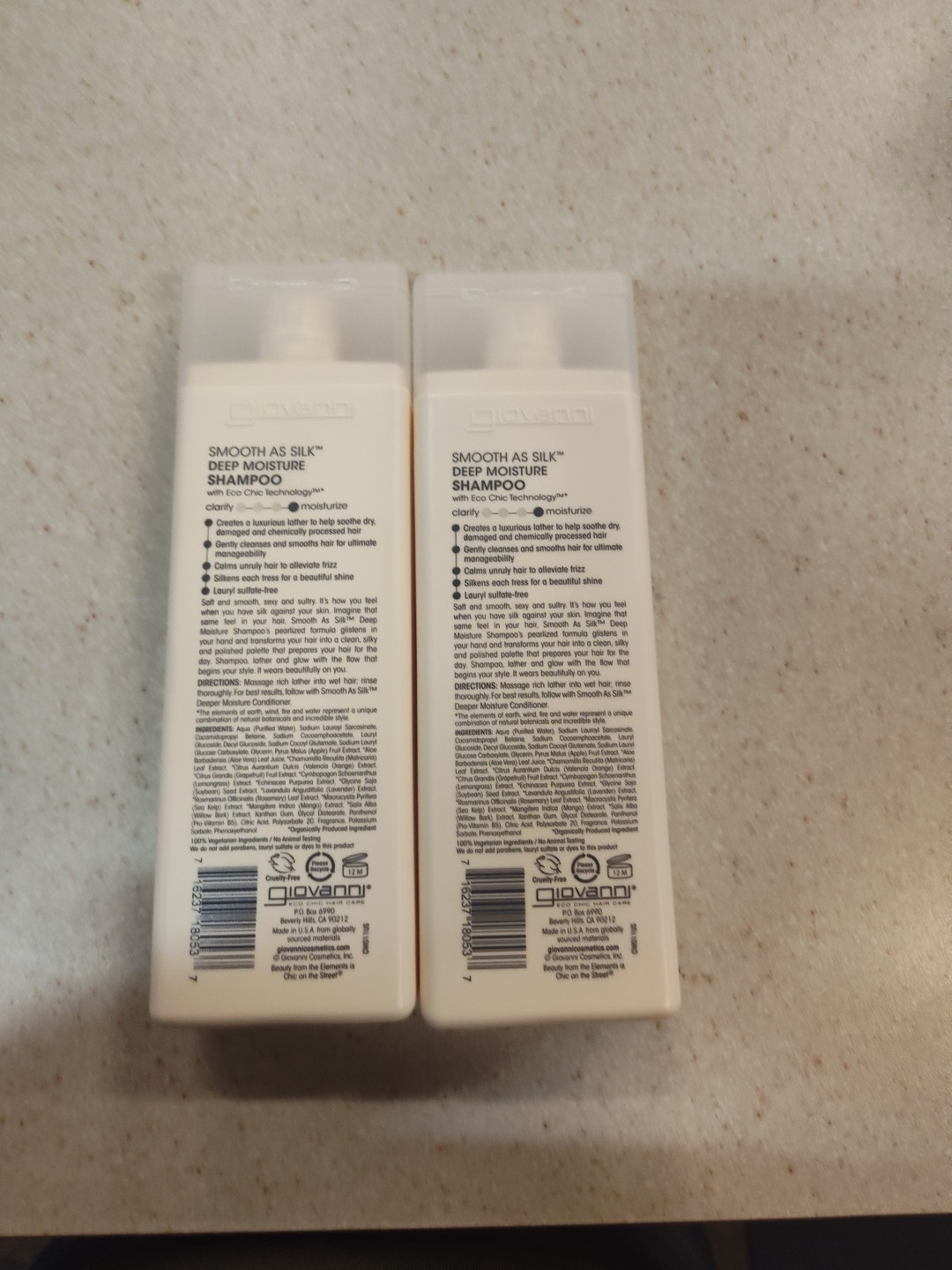 Giovanni Smooth As Silk Deep Moisture Shampoo 8.5 fl oz Each – 2 Pack