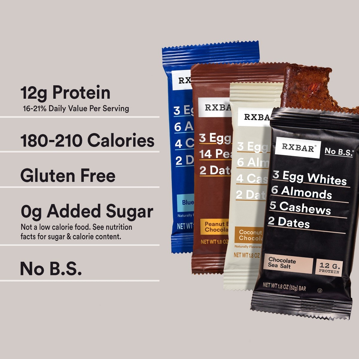 RXBAR Protein Bars Variety Pack – 18.3oz/10ct
