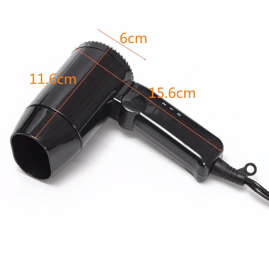 Portable 12V Vehicle Car Hair Dryer Hot Cold Folding Blower Window Defroster