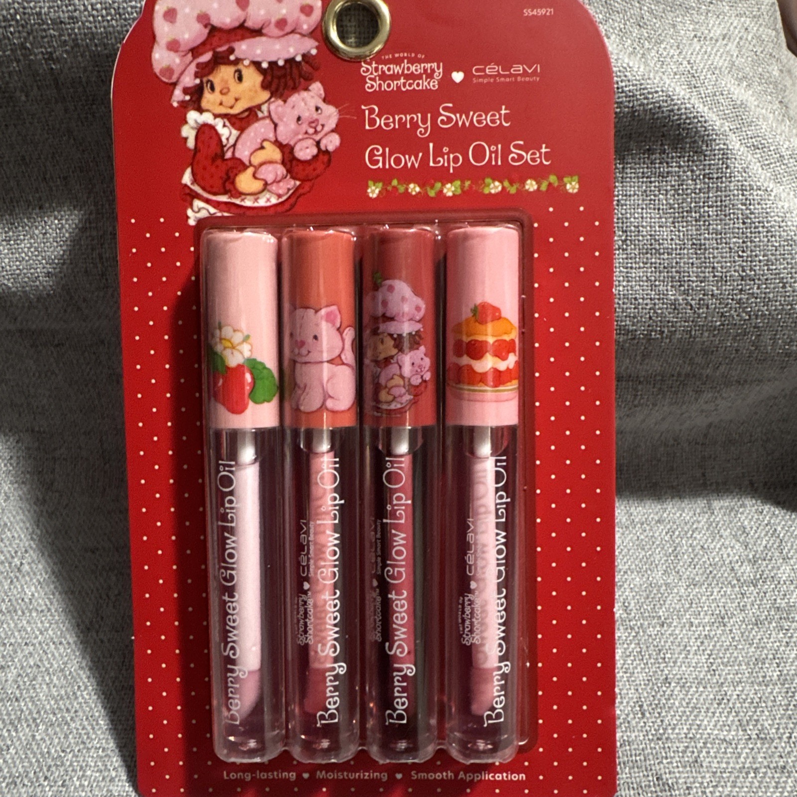 Glow Lip Oil Set 4 PCs Strawberry Shortcake 3x $17.00 or 1x$9.99
