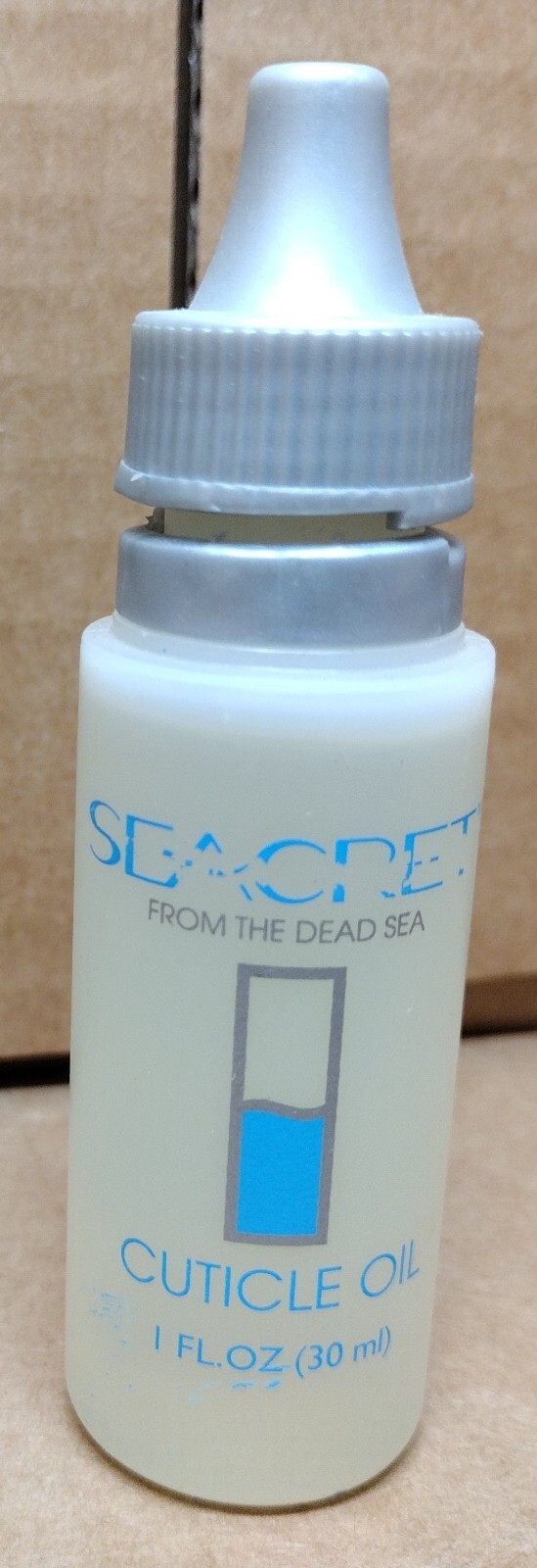 seacret dead sea salt cuticle oil 1 oz made in Israel OPEN READ