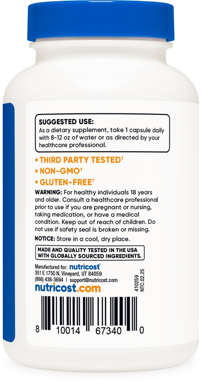 Nutricost Pygeum 5000mg, 120 Capsules- Vegetarian Capsules, Non-GMO, Gluten Free