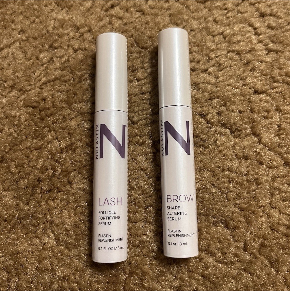 NULASTIN Eyelash Serum & Brow Serum Brow & Lash Enhancing 3ml Each, NEW & SEALED