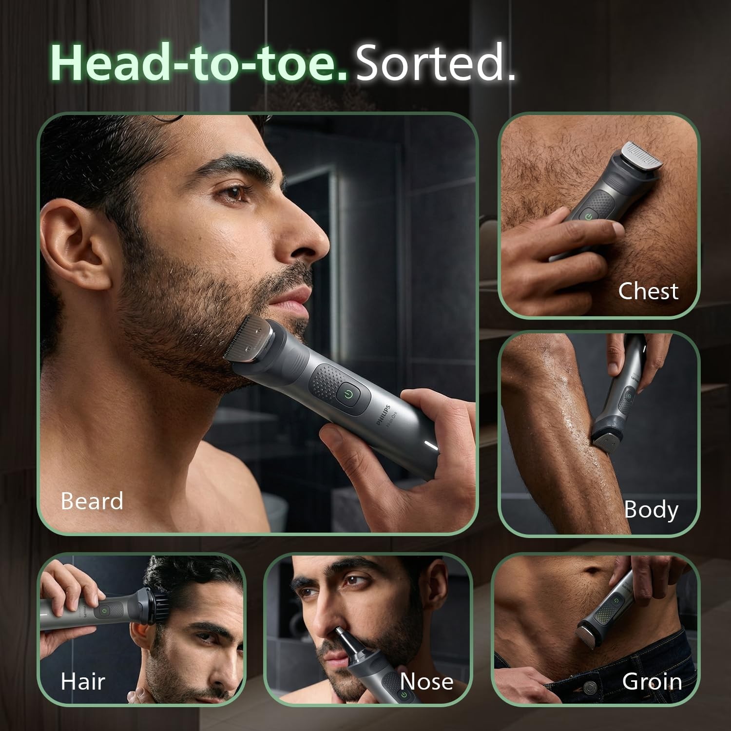 Philips India’s No.1 Men’s Trimmer,MG7922/15,Grey,New
