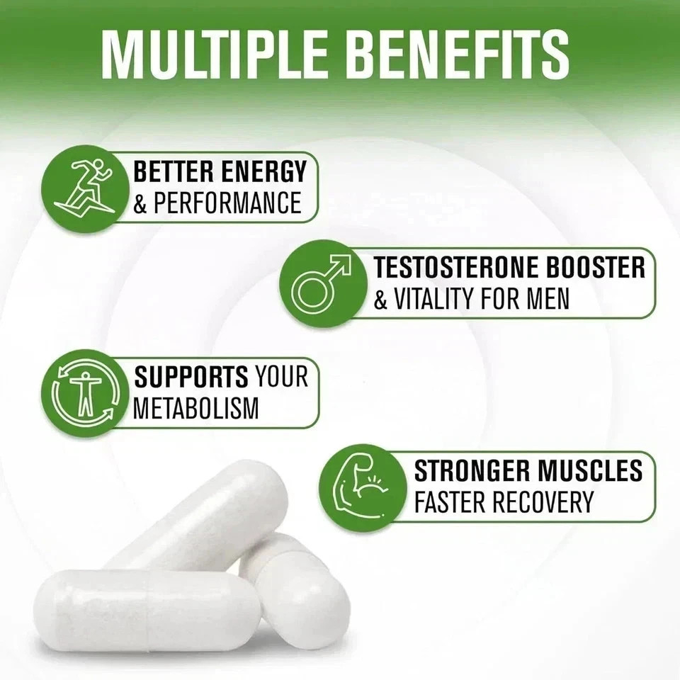Natural Slim Testosterin Men’s Multivitamins Booster 180 Capsules ( Pack of 2 )