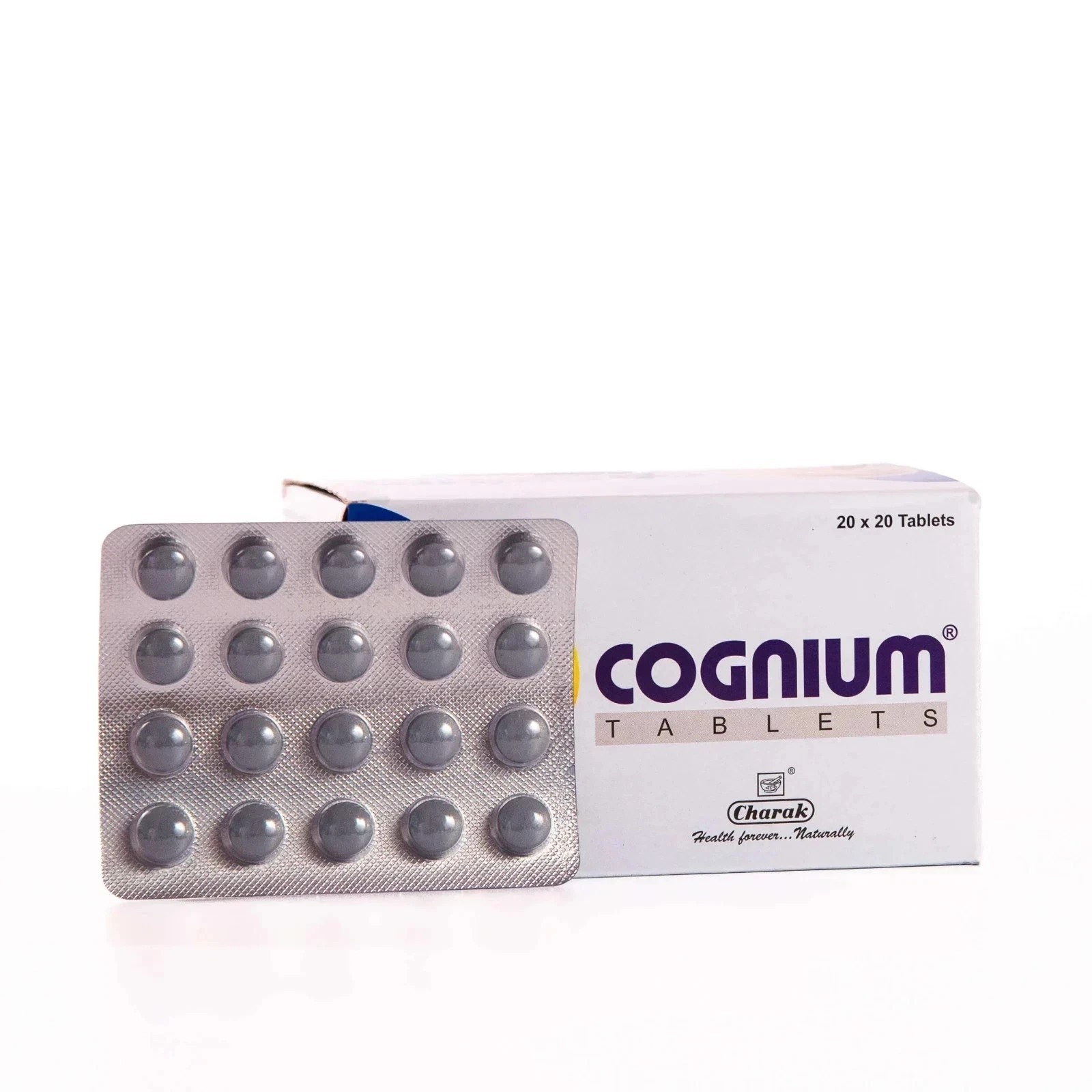 Charak Cognium Ayurvedic Tablet – 60 Tabs (3 Strips) for Brain & Memory Support