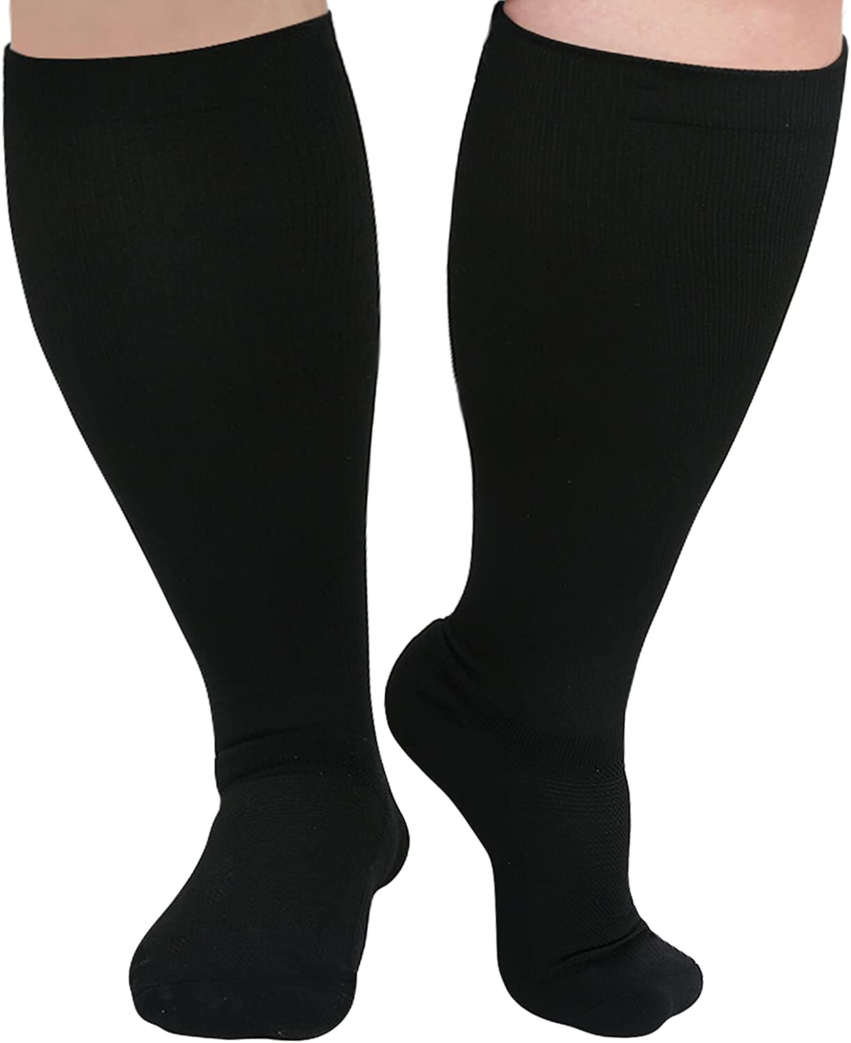 3XL XXL Wide Calf Compression Socks 15-20mmHg for Fatigue, Pain, Leg Swelling
