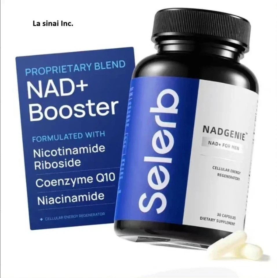 NAD+ Prostate Supplement for Men.Selerb with Maca, & CoQ10 Energy & Health,30ct