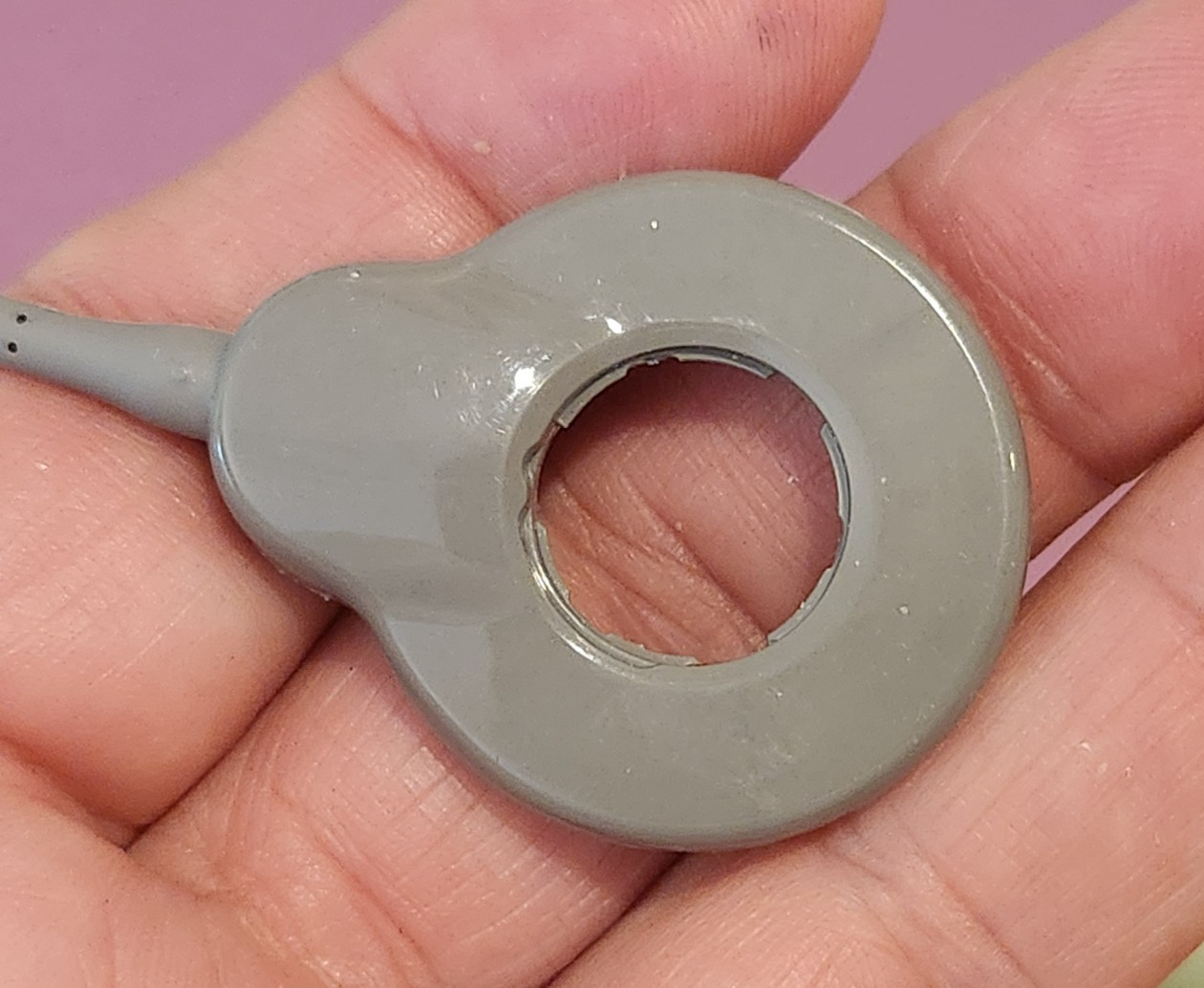 1 COCHLEAR PART 6cm SLIM LINE COIL / CABLE FOR NUCLEUS 8~N8 GREY GRAY EXC COND.