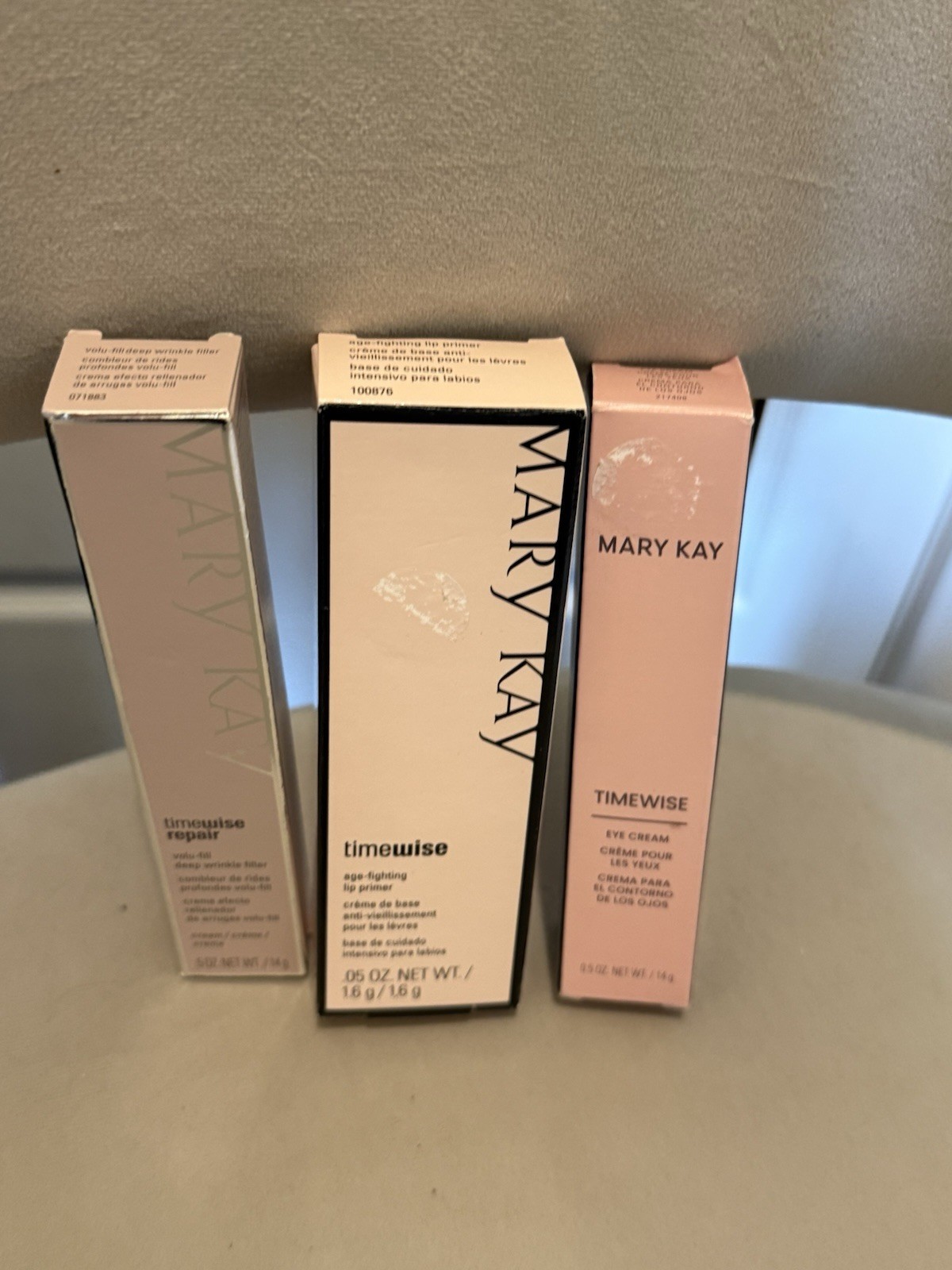 Mary Kay TimeWise Lot/ 3 Lip Primer VoluFill Deep Wrinkle Filler May Be Expired